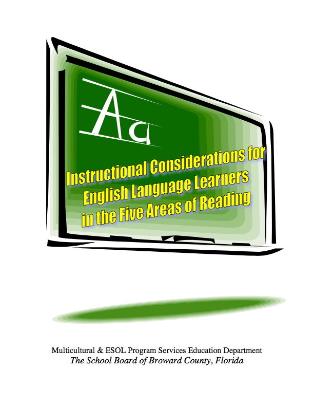 Instructional Considerations Cover Page